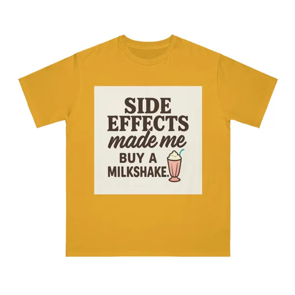 Side Effects Made Me Buy a Milkshake Endometriosis Awareness T-Shirt
